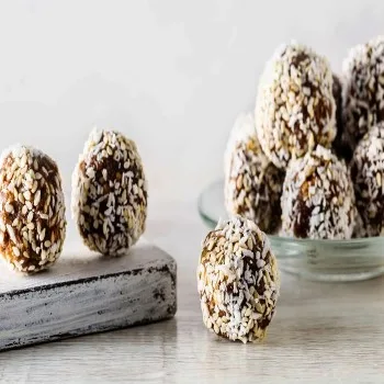 Boules de figues et amandes au sésame