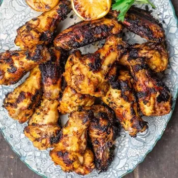 Ailes de poulet au cumin, citron et ail