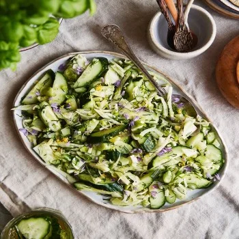 Salade de concombre et fenouil à l’aneth