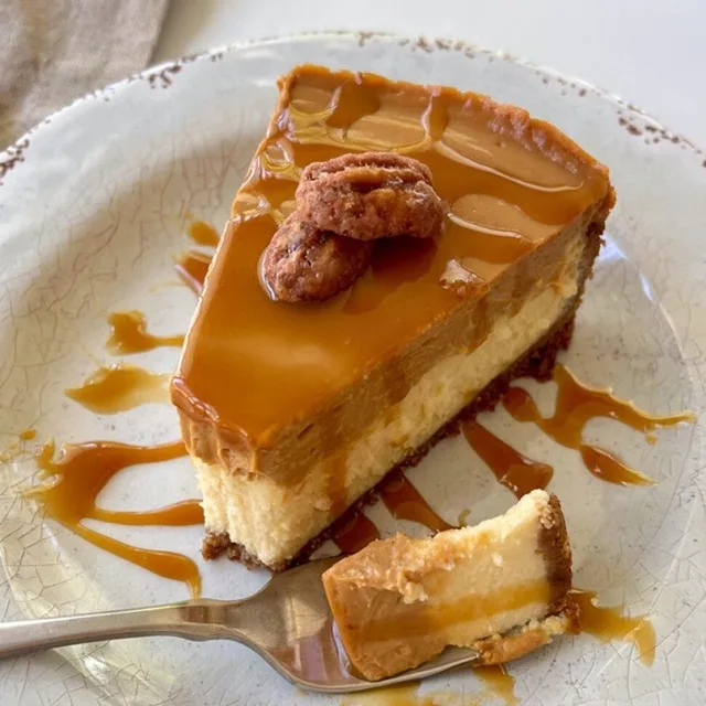 Cheesecake au dulce de leche