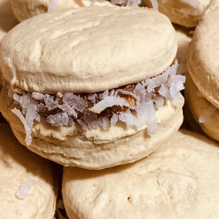 Alfajores à la vanille et noix de coco