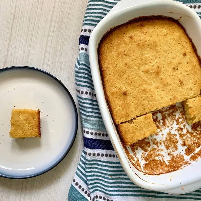 Gâteau de manioc au fromage frais