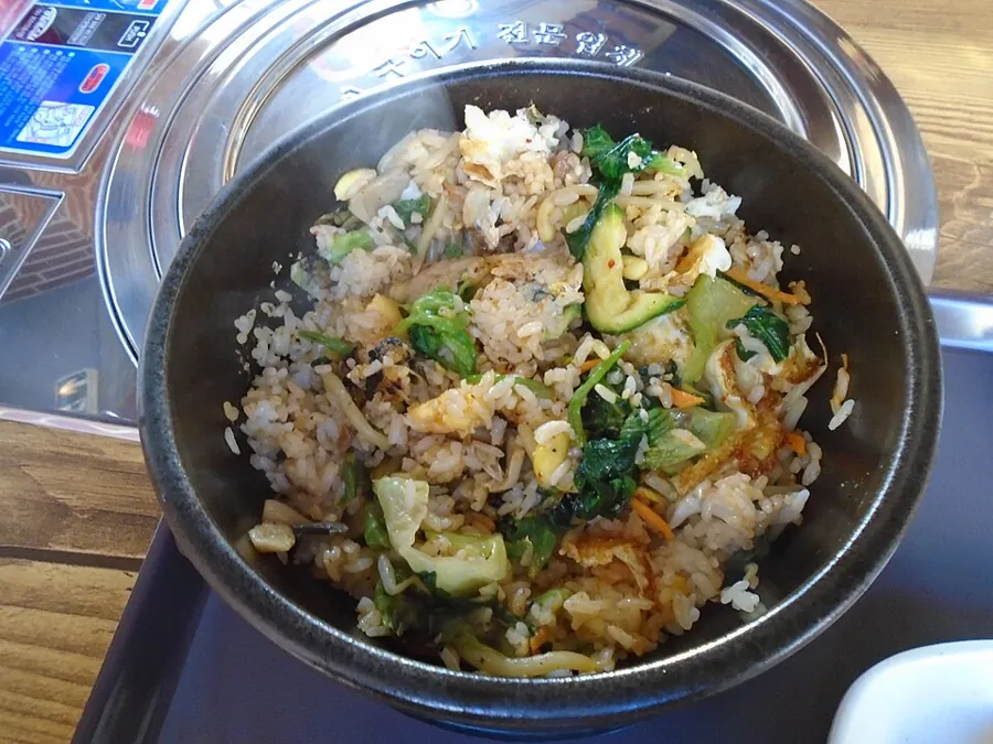 Bibimbap au tofu croustillant