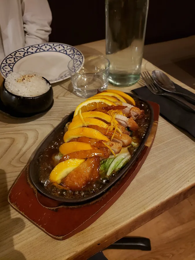 Magrets de canard laqués au miel