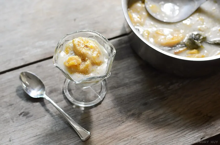 Chè chuối, bananes au lait de coco