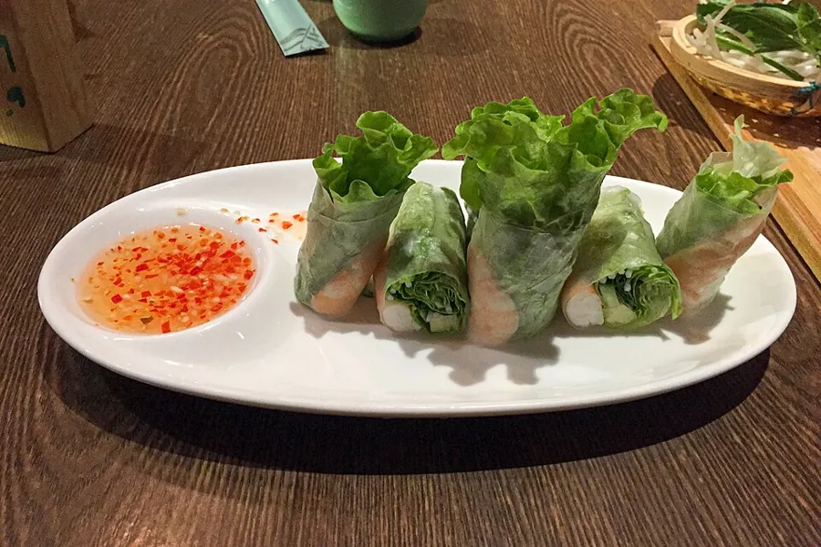 Rouleaux de printemps aux crevettes
