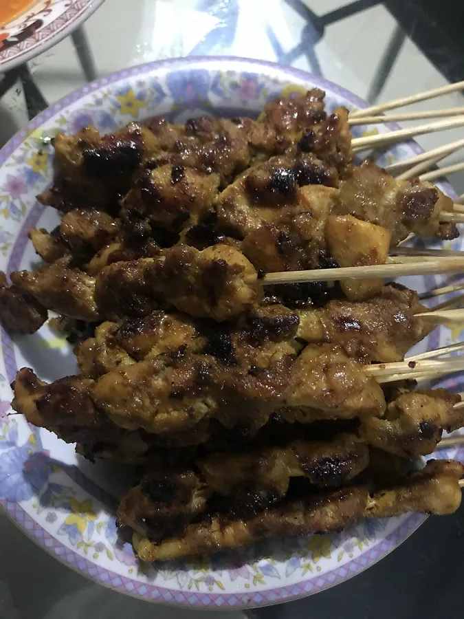Poulet satay et sauce cacahuète