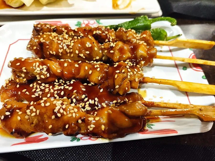 Brochettes yakitori de poulet