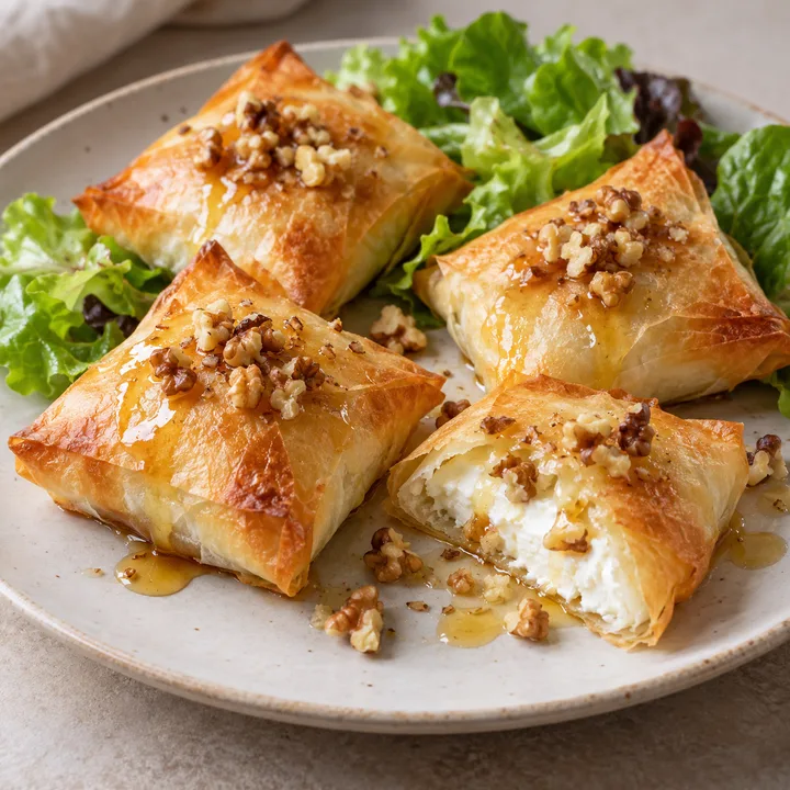 Croustillants de chèvre au miel
