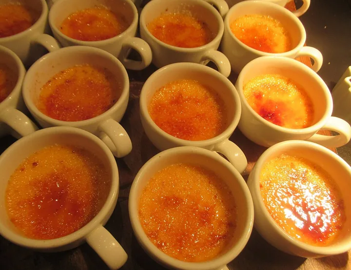 Crèmes brûlées à la vanille