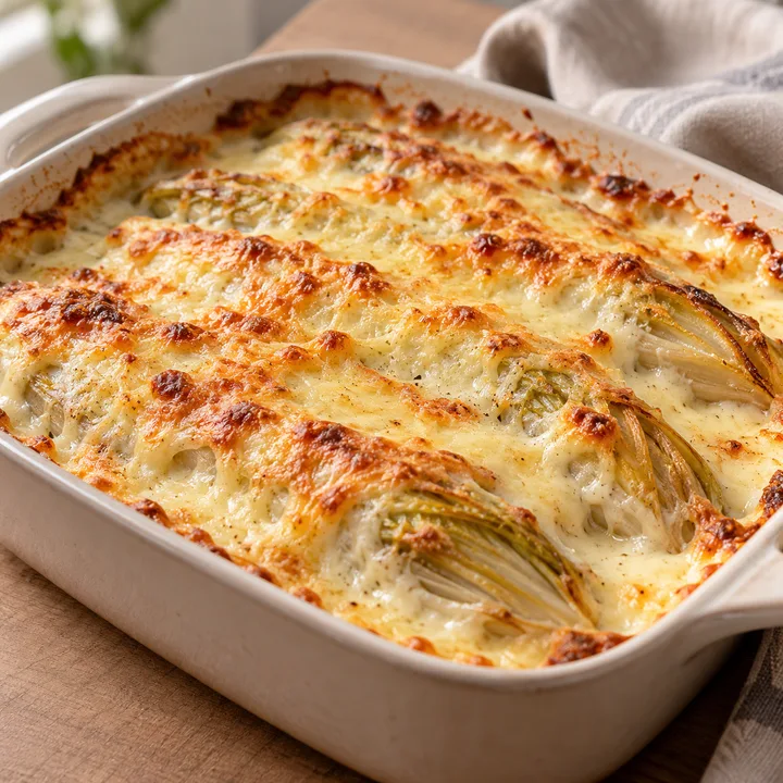 Gratin d’endives à la béchamel