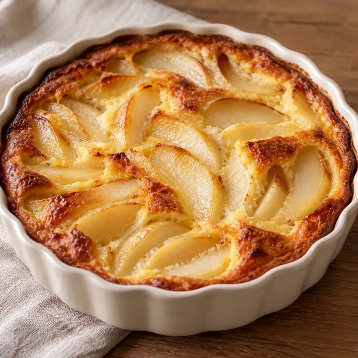 Flognarde aux poires