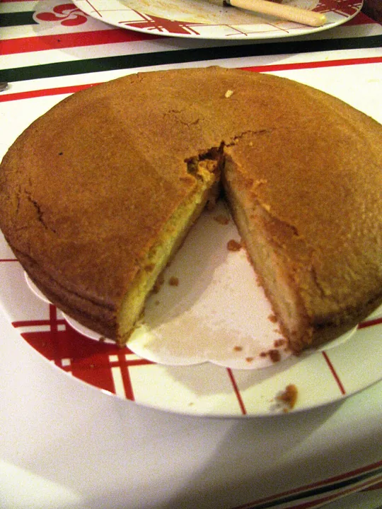 Gâteau basque à la crème