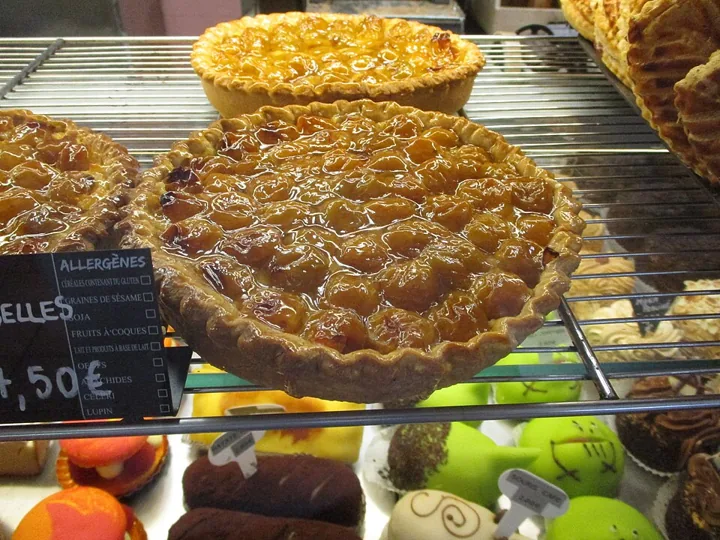 Tarte lorraine aux mirabelles