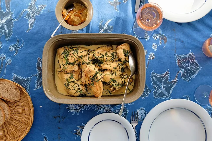 Poulet à l’estragon