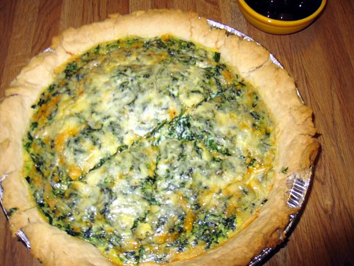 Quiche aux épinards et chèvre