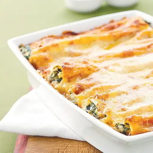 Cannellonis aux épinards et ricotta