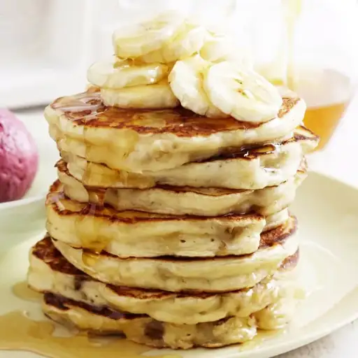 Pancakes à la banane et à l’avoine