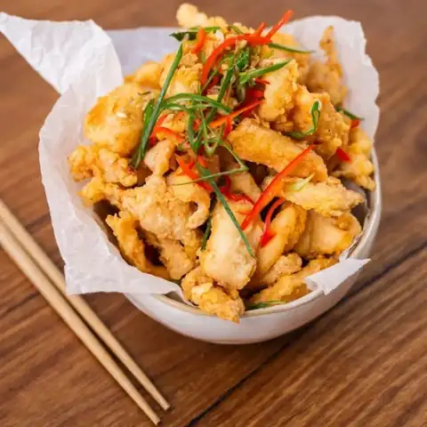 Calamars poêlés aux cinq épices