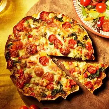 Tortilla épicée aux légumes