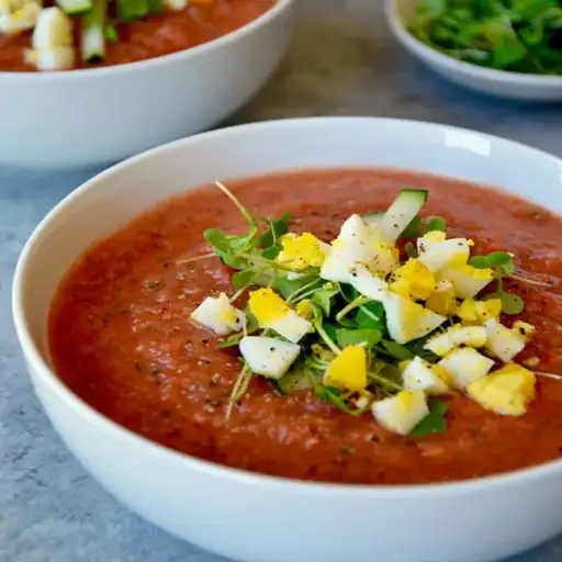 Gaspacho express aux légumes frais