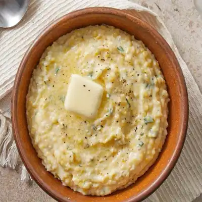 Polenta de maïs crémeuse