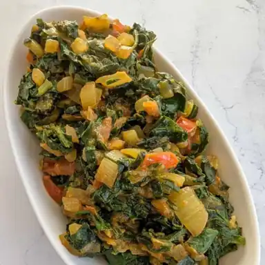 Épinards au curry façon Botswana