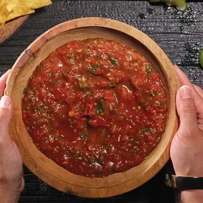 Salsa de tomates et poivrons grillés
