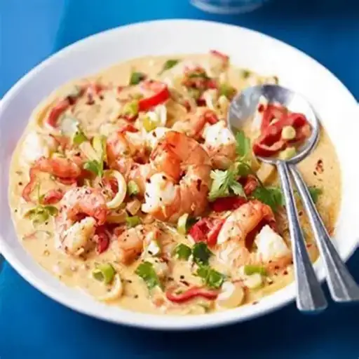 Crevettes mijotées à la bahianaise